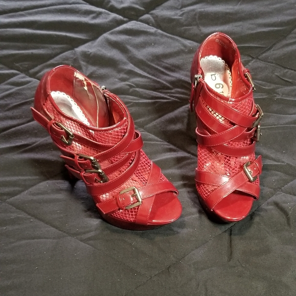 Bebe peep toe bootie heel - Picture 1 of 6